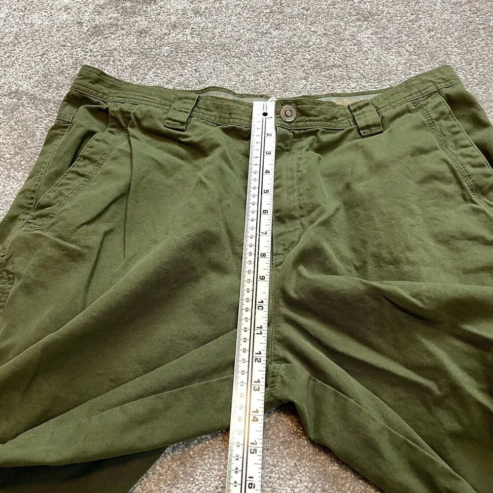 Columbia Chino Shorts Mens 38 Green Cotton Outdoor hiking Adult 11